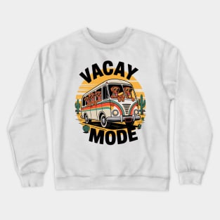 Rhodesian Ridgeback Vacay Mode Adventure Crewneck Sweatshirt